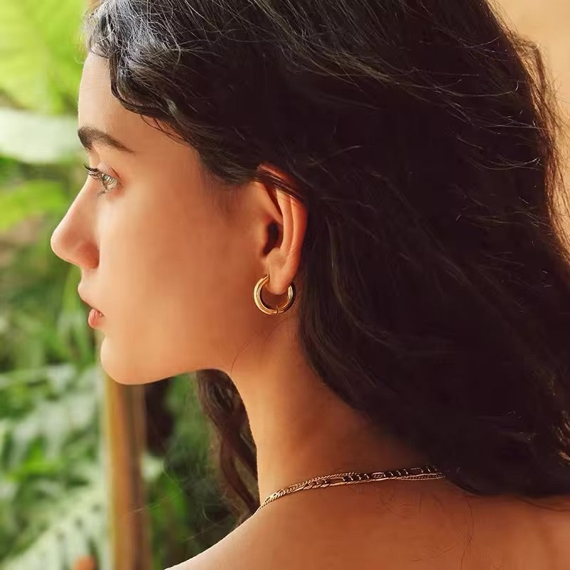 Classy Hoops | Lourell Chic