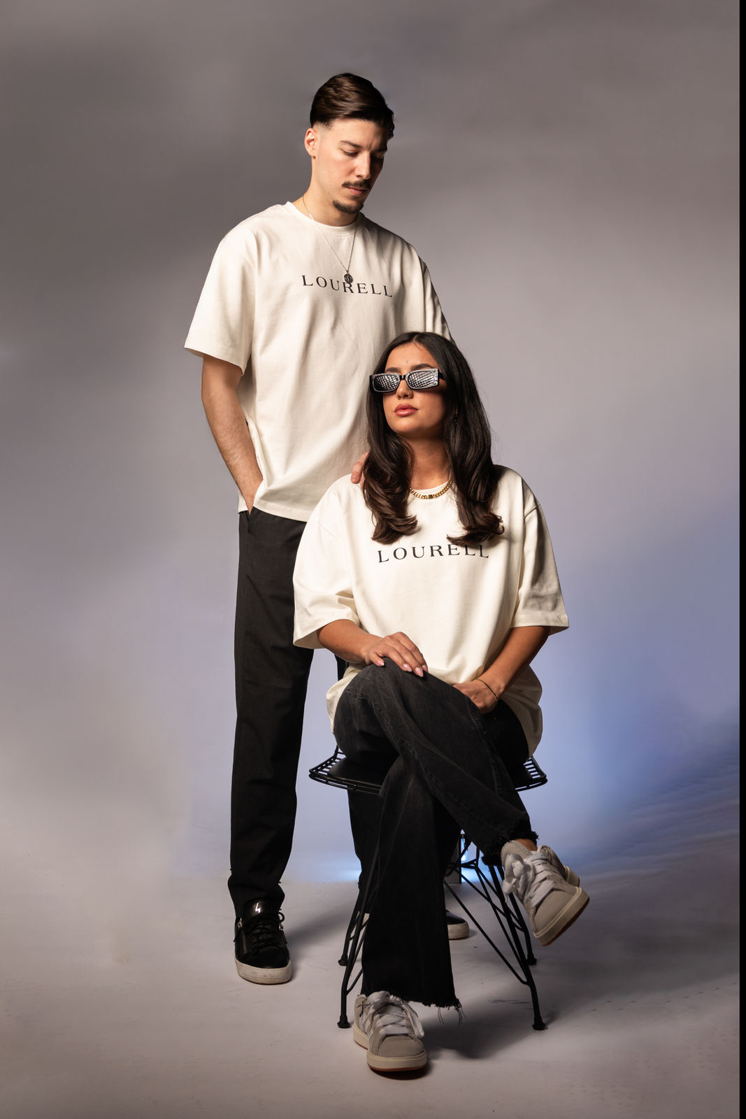 Signature Oversized Fit Tee – Snow White