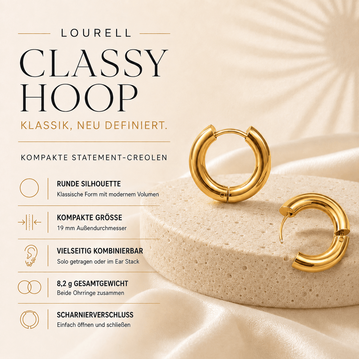 Classy Hoop Ohrringe