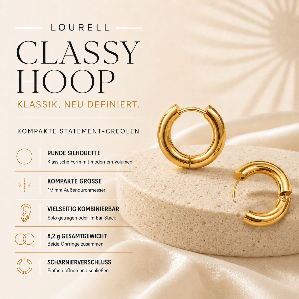 Classy Hoop Ohrringe