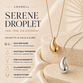 Serene Droplet Halskette