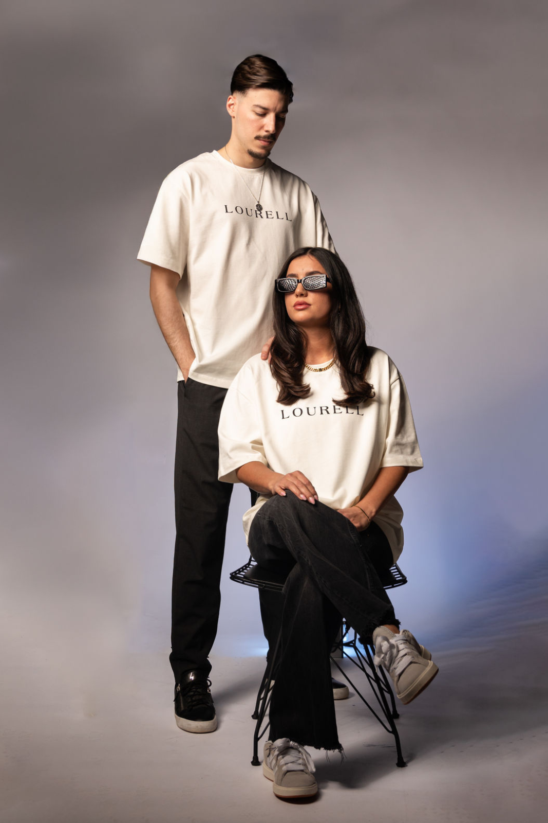 Signature Oversized Fit Tee – Snow White